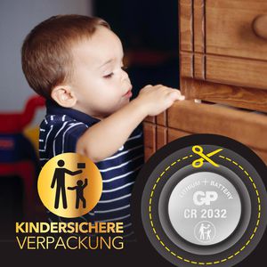Produktbild für Knopfzelle GP Batteries CR2032