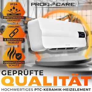 Produktbild für Heizlüfter Proficare PC-HL 3116, mit 2 Stufen bis 2000 Watt
