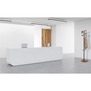 Produktbild für Garderobenständer Unilux Bora Bamboo, schwarz