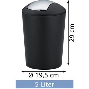 Produktbild für Mülleimer Kela Marta, 22300, schwarz