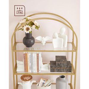 Produktbild für Bücherregal Vasagle LGT050A01, gold