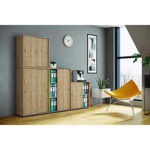 Produktbild für Schiebetürenschrank VCM Lona XL, abschließbar, sonoma eiche