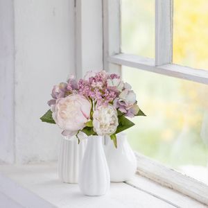 Produktbild für Kunstblume Creativ-green Peonienstrauß