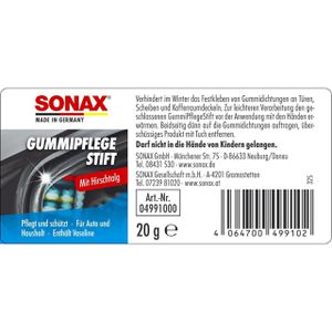 Produktbild für Gummipflege Sonax 04990000, Gummi-Pflegestift