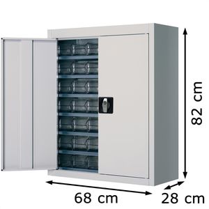 Produktbild für Magazinschrank Mauser MKST4/08AG, grau