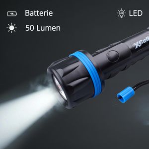 Produktbild für Taschenlampe XCell Rubber 2D, LED, mit Batterie
