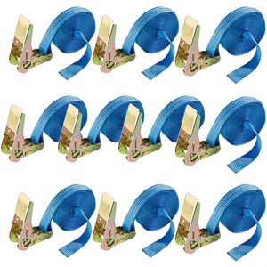Produktbild für Spanngurt Arebos blau, mit Ratsche