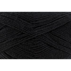 Produktbild für Häkelgarn Gründl 760-26 Lisa Premium uni, schwarz