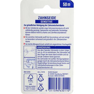 Produktbild für Zahnseide diadent Sensitive, gewachst