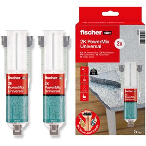 2-Komponenten-Kleber Fischer Kraftkleber, 2x 25g