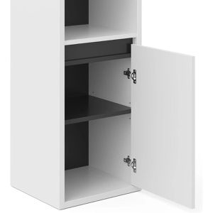 Produktbild für Bad-Hängeschrank Vicco Viola, weiß / grau