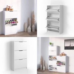 Produktbild für Schuhschrank Vicco Luca, weiß