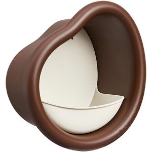 Produktbild für Vogelhaus elho Organic, braun, aus 100% recyceltem Kunststoff