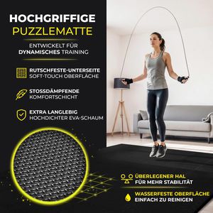 Produktbild für Bodenschutzmatte bemaxx AntislipX Puzzlematte, anthrazit