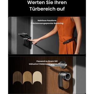 Produktbild für Smartes-Türschloss SwitchBot SmartLock Ultra Keypad &amp; Zentrale