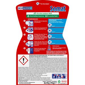 Produktbild für Spülmaschinenreiniger Somat Duo 5 in 1 Maschinenreiniger, Tabs