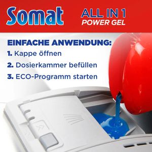 Produktbild für Spülmaschinengel Somat All in 1 Power Gel