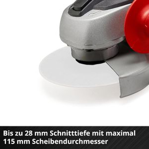 Produktbild für Winkelschleifer Einhell TC-AG 18/115 Li