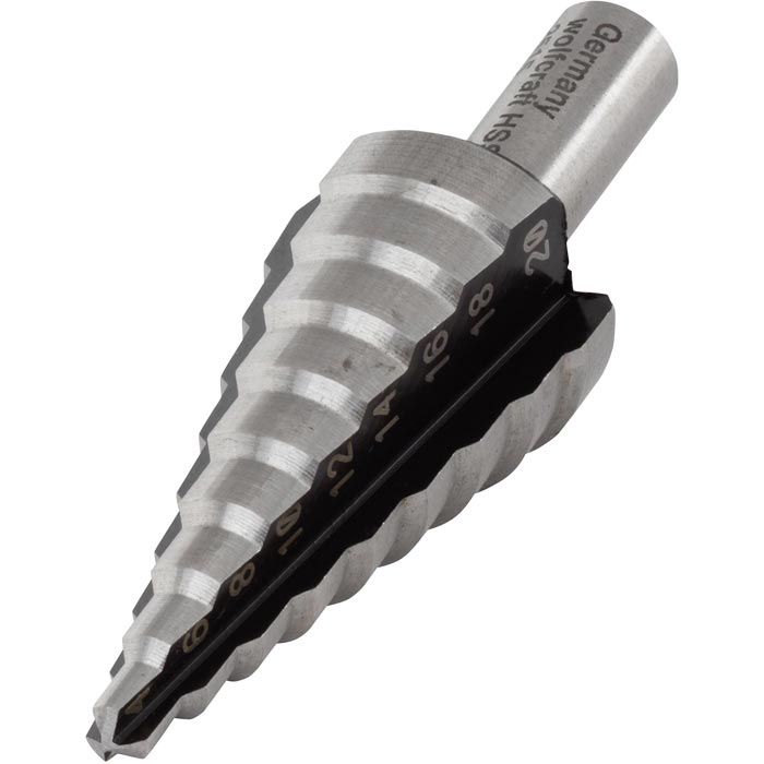 HSS Stufenbohrer Wolfcraft 4-20 mm | AT HSS Stufenbohrer Wolfcraft 4-20 mm | AT