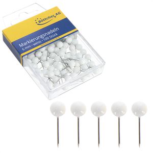 Markierungsnadeln Böttcher-AG weiß