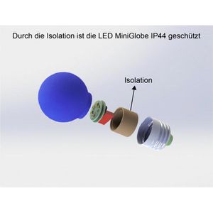 Produktbild für LED-Lampe Blulaxa MiniGlobe, E27