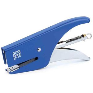 Produktbild für Heftzange Sax Design 645, 0-645-04, aus Metall, blau