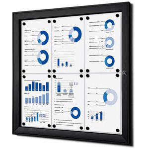 Produktbild für Schaukasten Showdown-Displays schwarz, außen