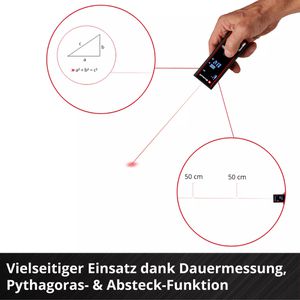 Produktbild für Laser-Entfernungsmesser Einhell 2270082, TC-LD 60 R