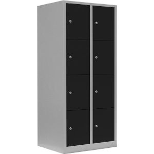 Produktbild für Schließfachschrank Lüllmann 523428, anthrazit