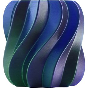 Produktbild für Filament Anycubic PLA Silk Tri-Color, blau/grün/lila