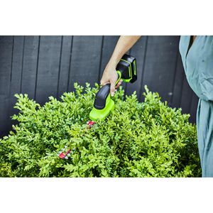 Produktbild für Grasschere Greenworks G24SHT Strauchschere, Akku