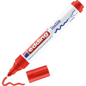 Produktbild für Textilmarker Edding 4500, rot