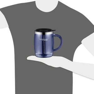 Produktbild für Thermobecher Thermos TC Desktop Cup, mit Henkel, blau