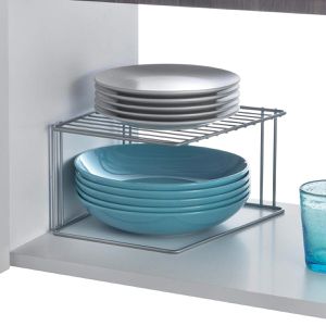 Produktbild für Küchenregal Metaltex Boxe Lava, 364001000, silber