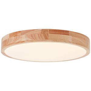 Deckenleuchte Brilliant Slimline Holz, braun, LED