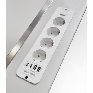 Produktbild für Schreibtisch Kerkmann Move boost 4, anthrazit / anthrazit