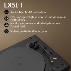 Produktbild für Plattenspieler Sony PS-LX5BT mit Bluetooth
