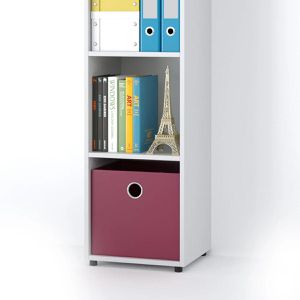 Produktbild für Bücherregal Vicco Ludus, weiß