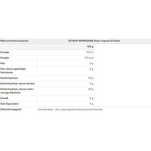 Produktbild für Kaugummis Extra Refreshers, Tropical