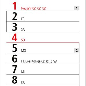 Produktbild für Streifenkalender Geiger Trend XL