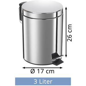 Produktbild für Mülleimer Böttcher-AG silber