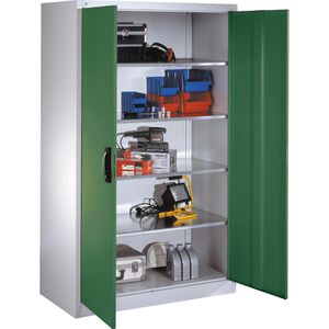 Produktbild für Werkzeugschrank CP-Möbel 8932-00, aus Metall, grau / grün
