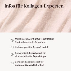 Produktbild für Kollagen Glow25 Plus Strawberry, Hydrolysat, Peptide Typ 1 &amp; 3