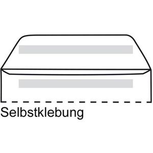 Produktbild für Versandtaschen Posthorn weiß, B4