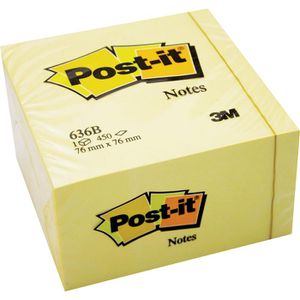 Haftnotizen Post-it Notes Würfel, 636B, gelb
