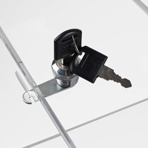 Produktbild für Spendenbox HMF 46917 Würfel, Acryl, transparent