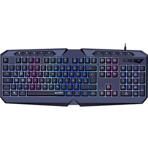 Produktbild für Tastatur Speedlink Ludicium RGB Rainbow Gaming, SL-670004-BK