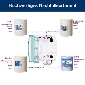 Produktbild für Putztuchrollenhalter Tork Elevation, 659000, M2