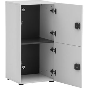 Produktbild für Schließfachschrank Möbelpartner Locked, weiß