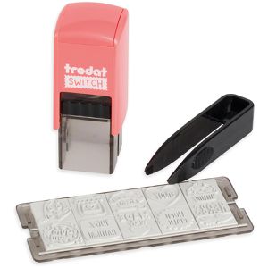 Produktbild für Motivstempel Trodat Switch Set Selbstgemachtes, aus Kunststoff